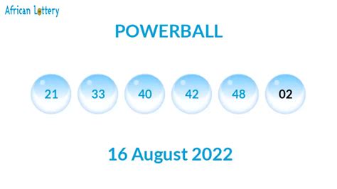 powerball results 16 august 2022